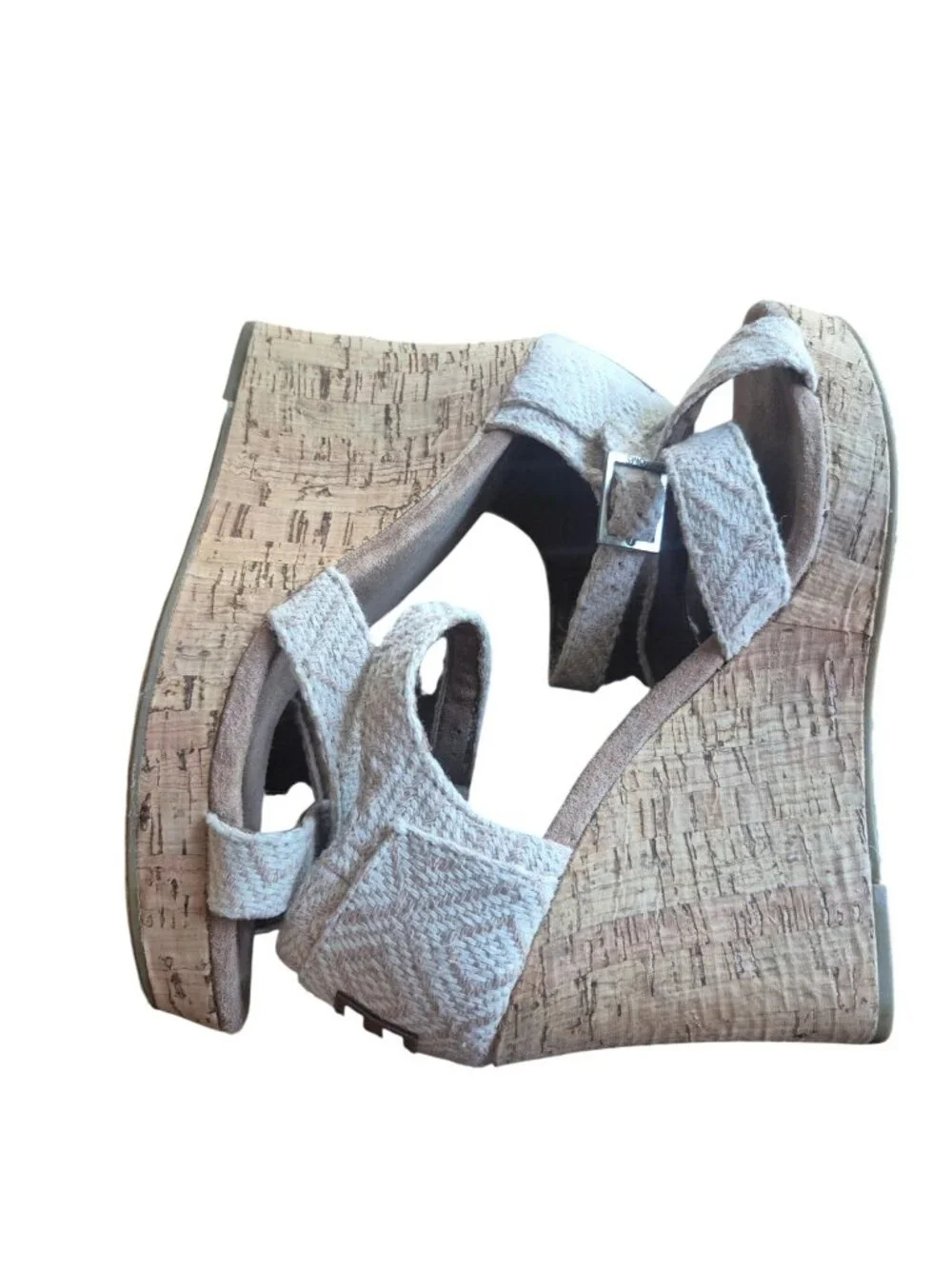 Toms Womens Wedge Sandals Size 7M